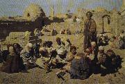 Leopold Carl Muller Primary School in Upper Egypt oil painting reproduction